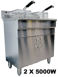Friteuse Électrique 2x16L