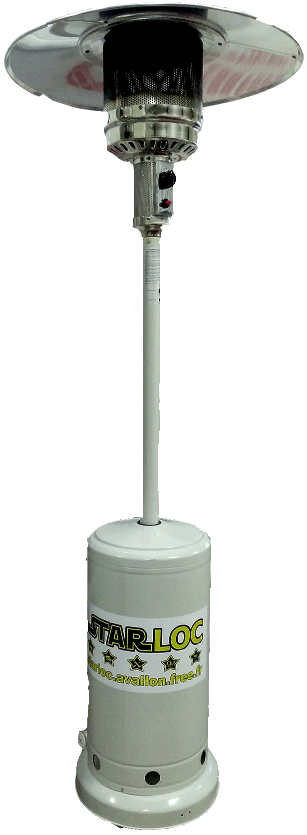 Parasol chauffant gaz